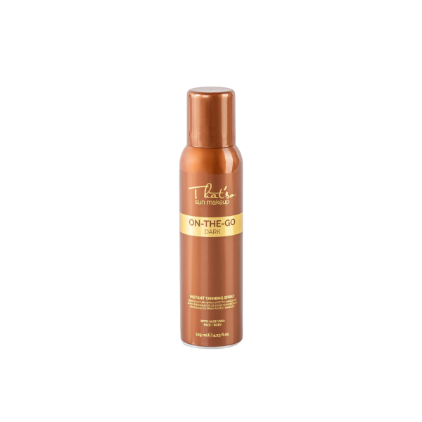 On The Go Dark 125 ml, autobronzant spray față și corp That'so