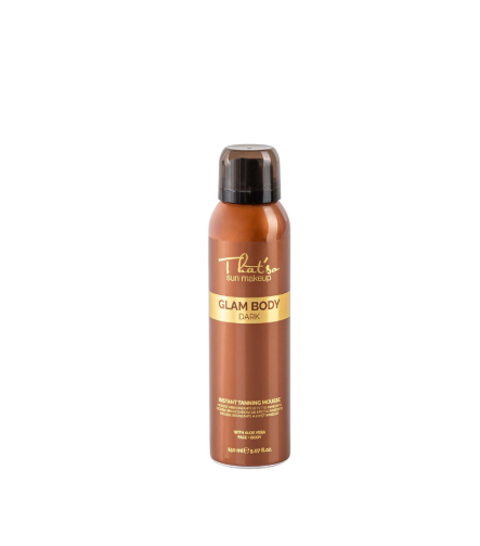 Glam Body Mousse Dark 150 ml, autobronzant spumă That'so