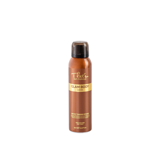 Glam Body Mousse Dark 150 ml, autobronzant spumă That'so
