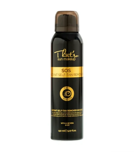 SOS Instand Self-Tan Remover 150 ml, spumă îndepărtare autobronzant That'so