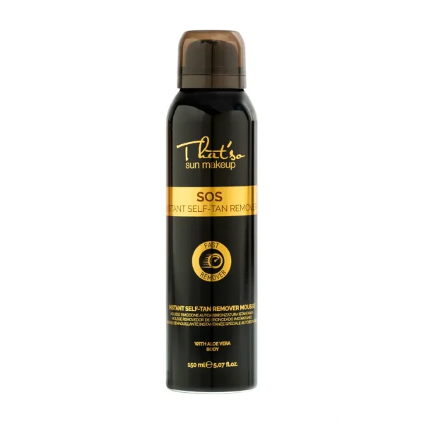 SOS Instand Self-Tan Remover 150 ml, spumă îndepărtare autobronzant That'so