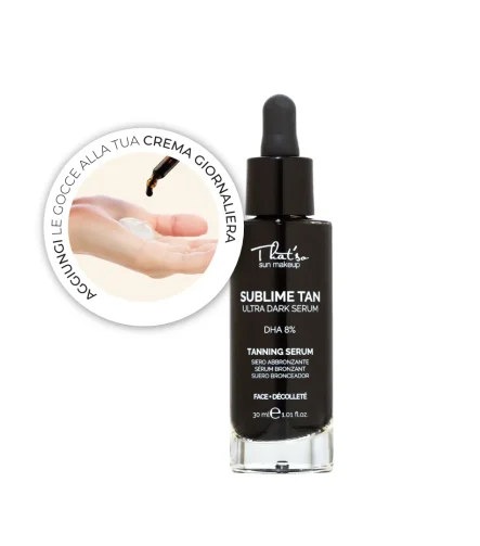 Sublime Tan Ultra Dark 30 ml, ser autobronzant pentru față That'so