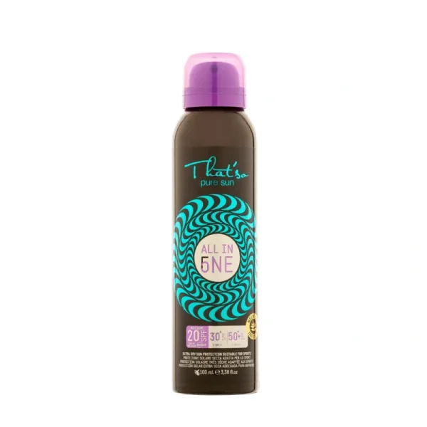 All in One Sport Extra Dry SPF 20/30/50+, spray protecție solară That'so