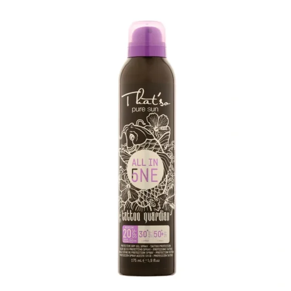 All In One Tatto Guardian 175 ml, spray protecție solară pentru tatuaje That'so