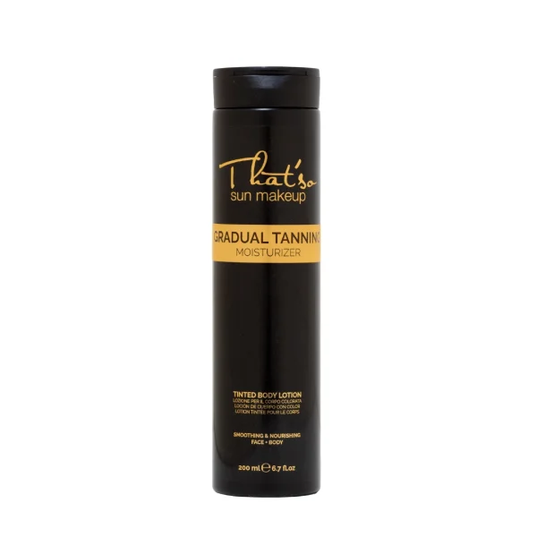 Gradual Tanning Moisturizer 200 ml, cremă hidratantă bronzare treptată That'so