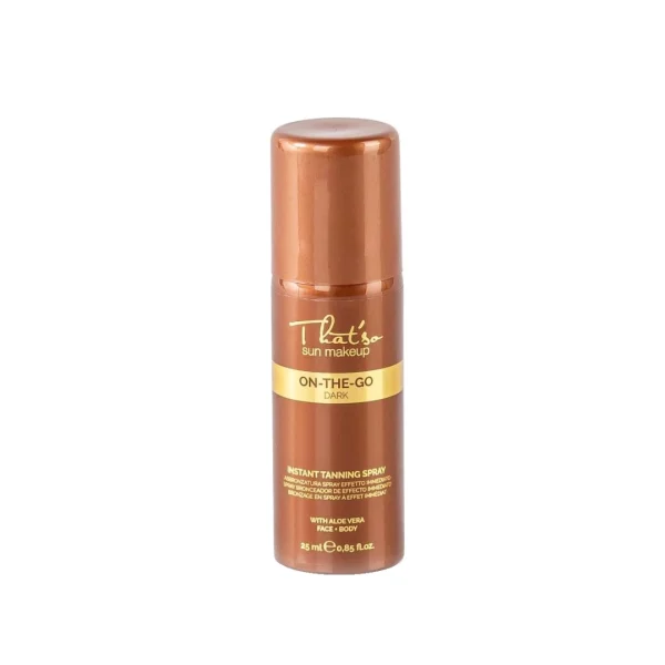 On The Go Dark 25 ml, mini spray autobronzant That'so