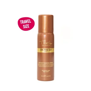On The Go Dark travel size, autobronzant spray format mic That'so